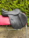 Farrington's Jump Saddle 17” Seat Medium Fit Black SS130